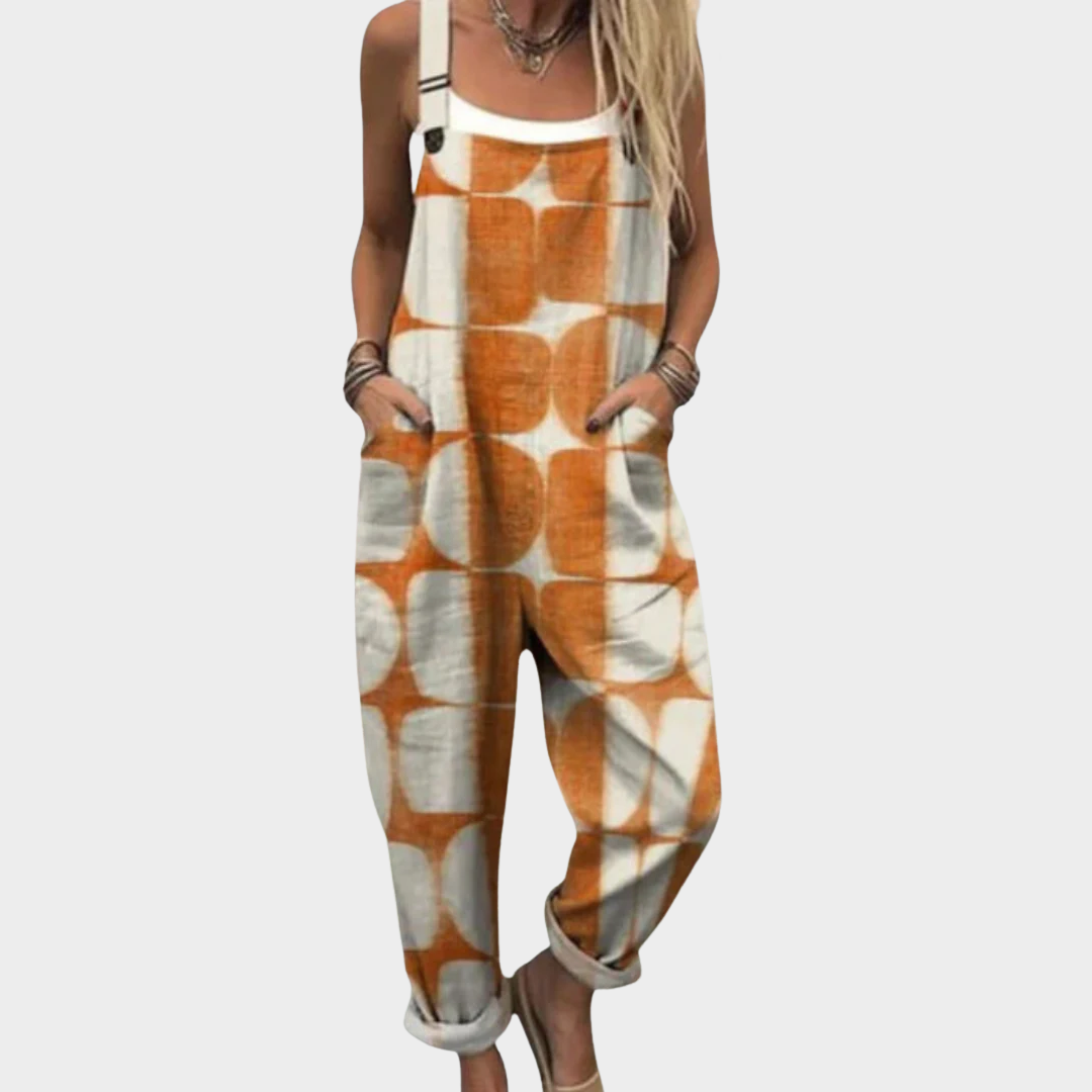 SANDRA | Elegant Printed Jumpsuit