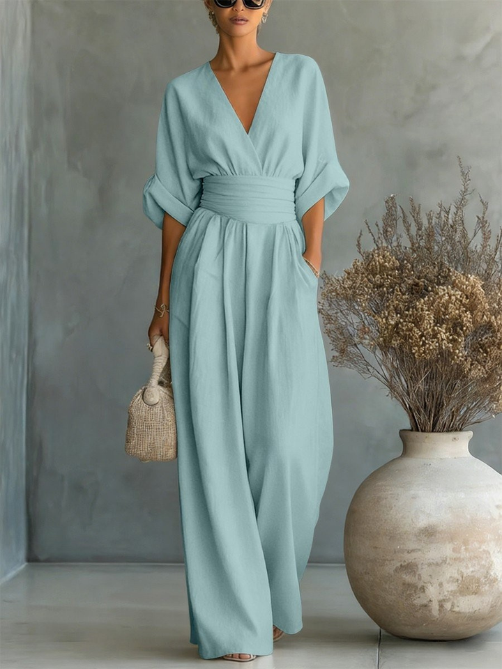 Louise | Effortless V-Neck Jumpsuit