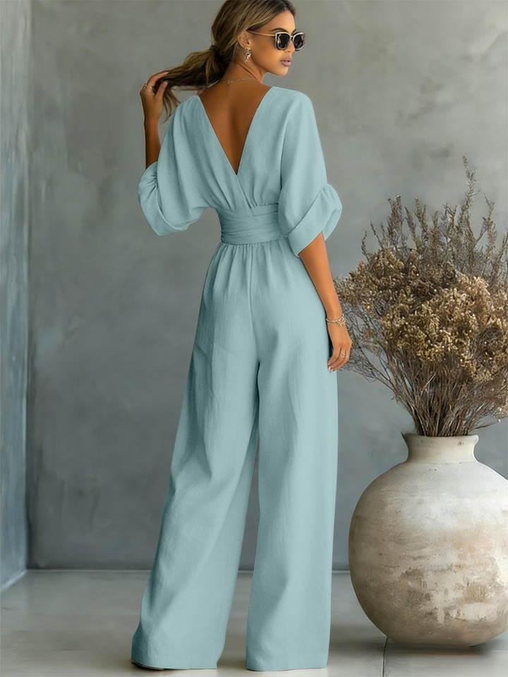 Louise | Effortless V-Neck Jumpsuit
