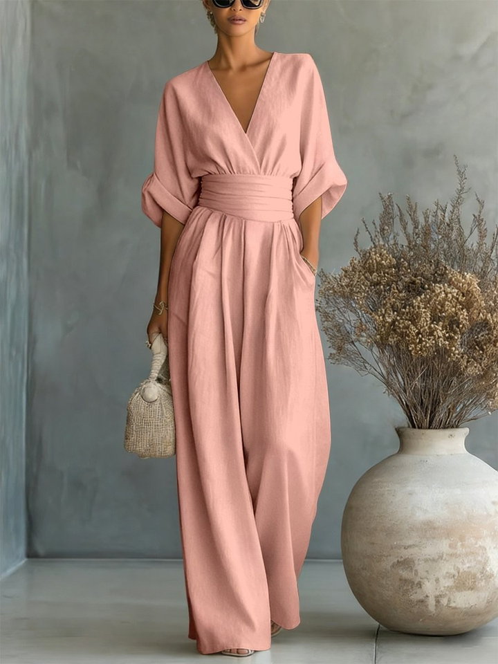 Louise | Effortless V-Neck Jumpsuit