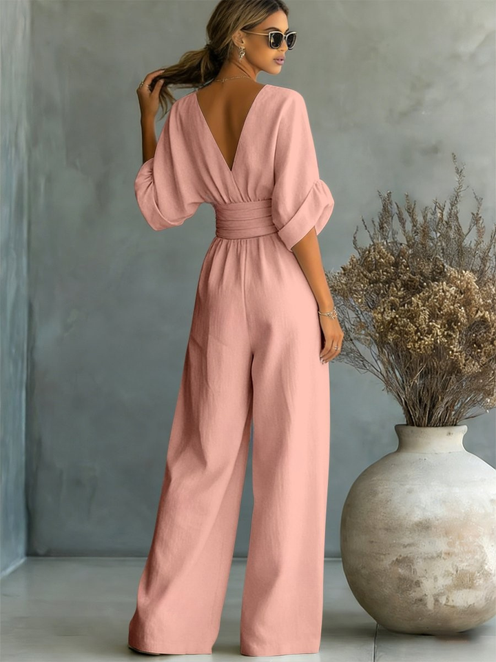 Louise | Effortless V-Neck Jumpsuit