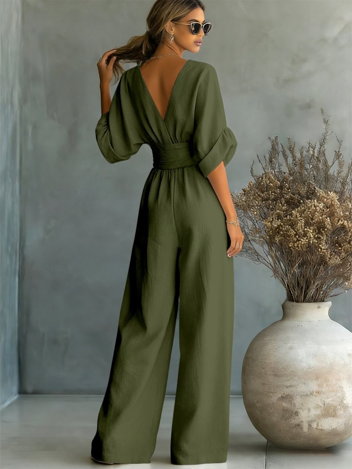 Louise | Effortless V-Neck Jumpsuit