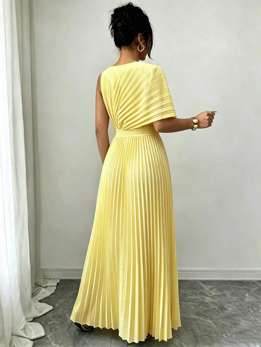 Celeste | Pleated Midi Dress