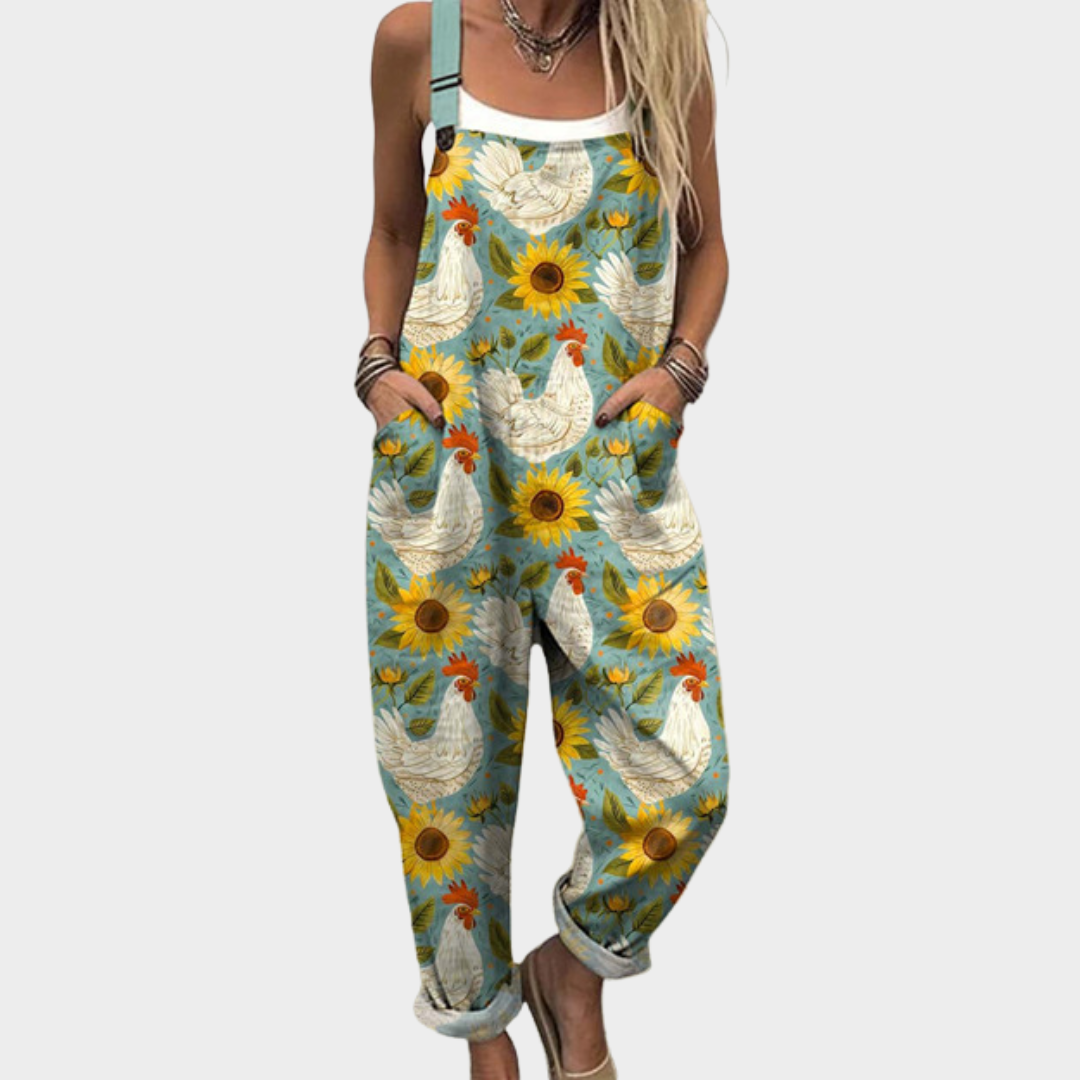 FREYA | Elegant Printed Jumpsuit