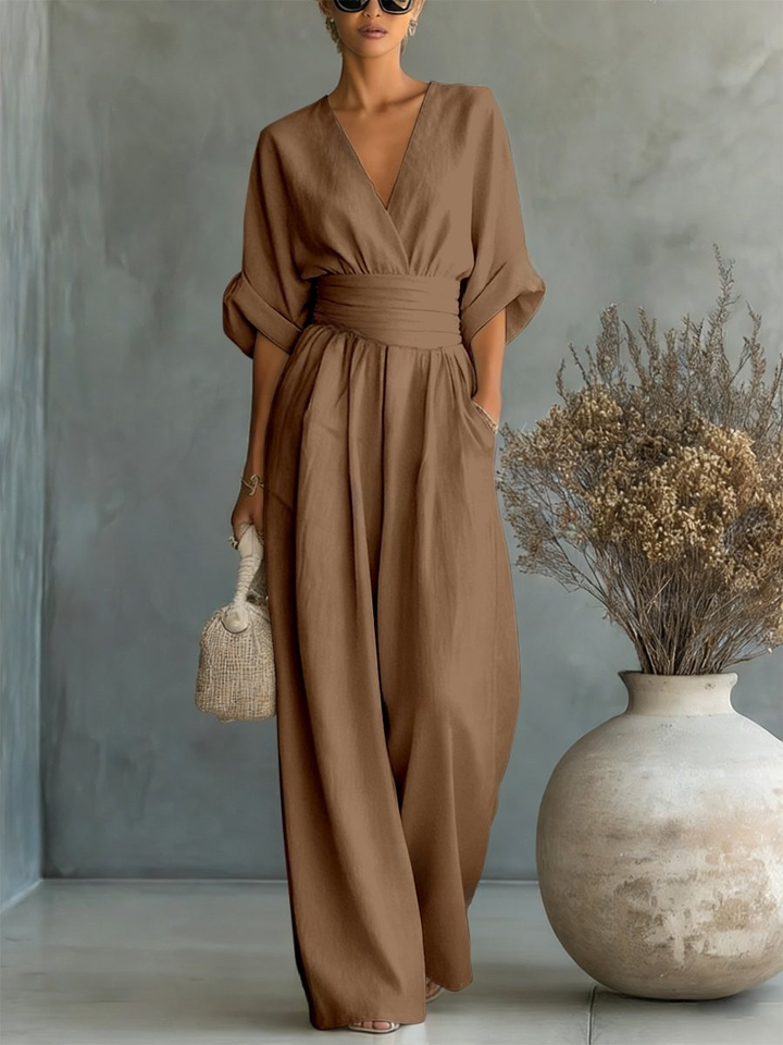 Louise | Effortless V-Neck Jumpsuit