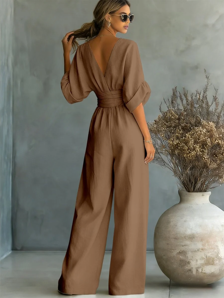 Louise | Effortless V-Neck Jumpsuit