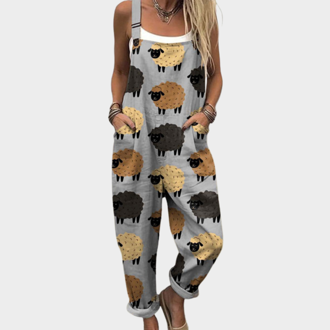 YVONNE | Elegant Printed Jumpsuit