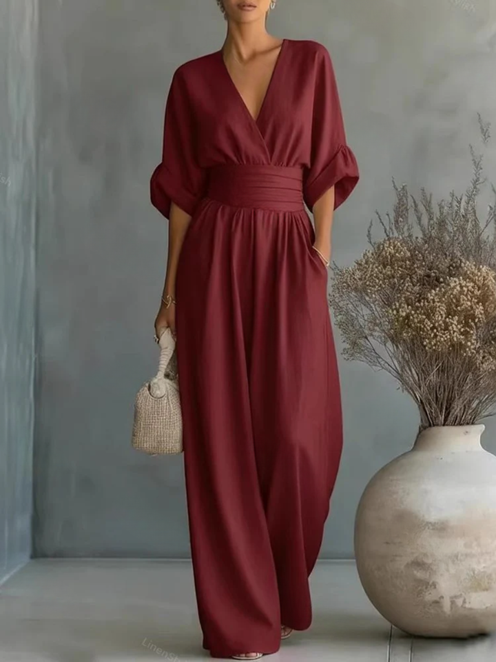 Louise | Effortless V-Neck Jumpsuit