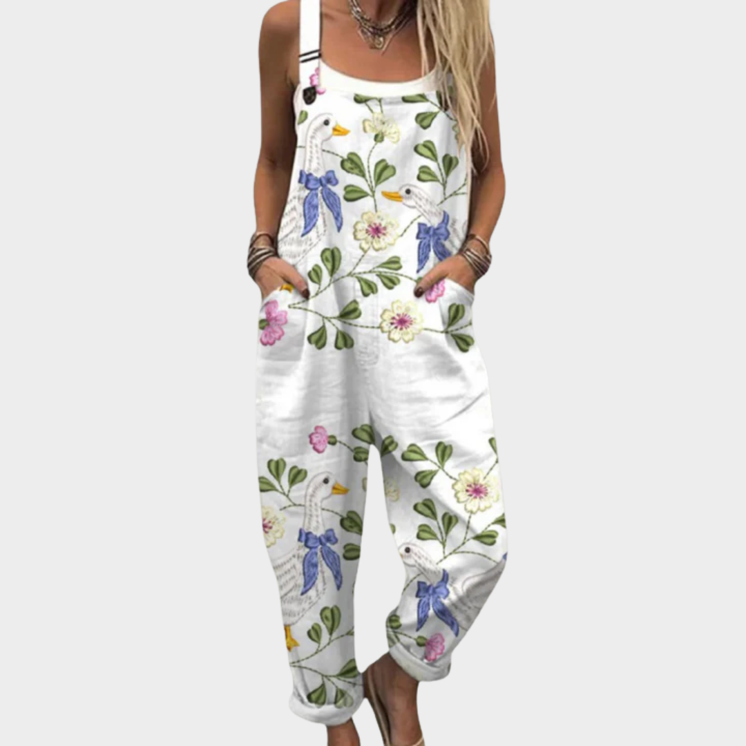 IMOGEN | Elegant Printed Jumpsuit