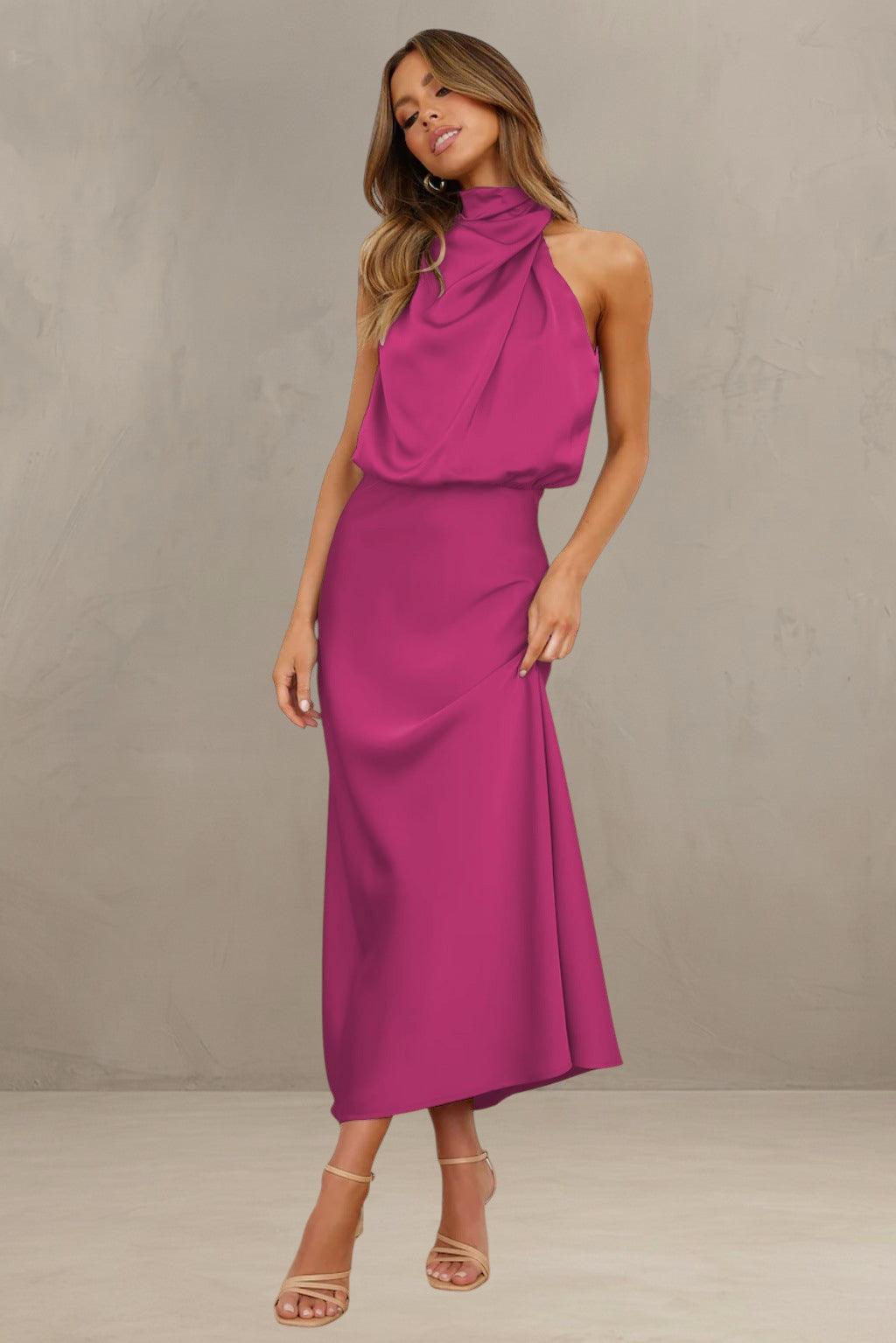 VIOLET | SAHARA DRAPED DRESS