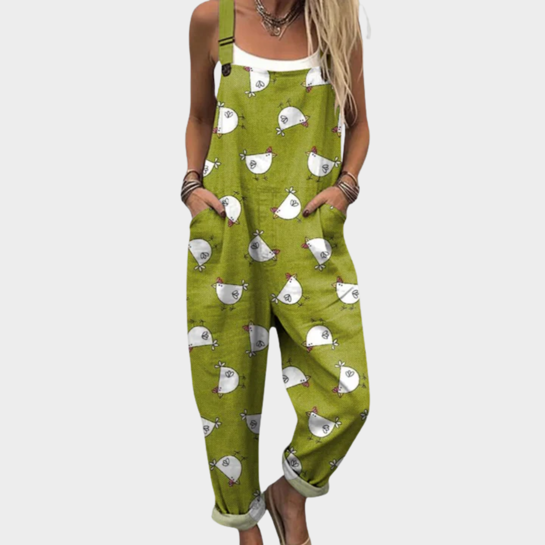 SARAH | Elegant Printed Jumpsuit