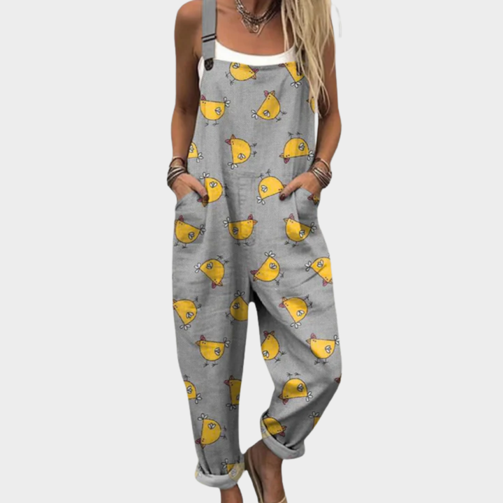 SARAH | Elegant Printed Jumpsuit