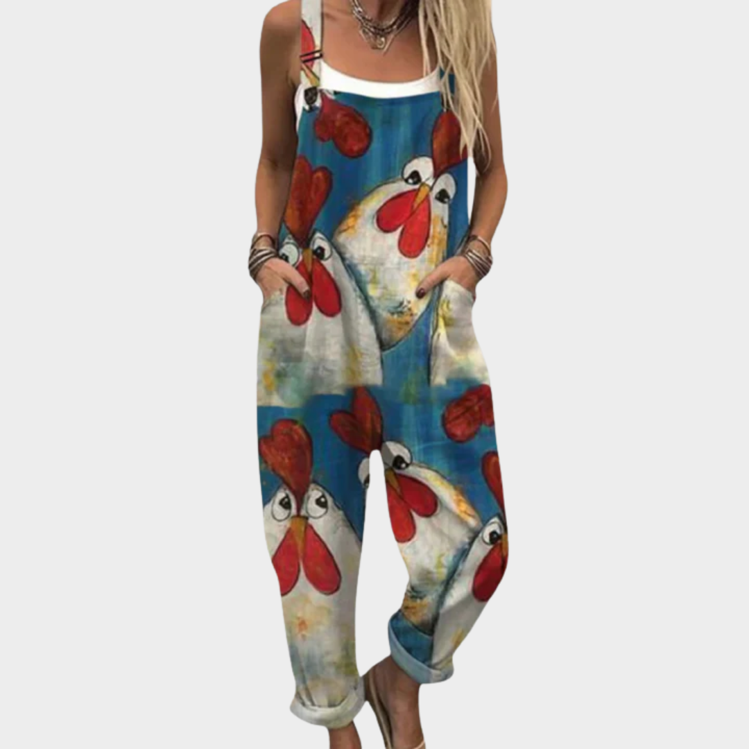 SUE | Elegant Printed Jumpsuit
