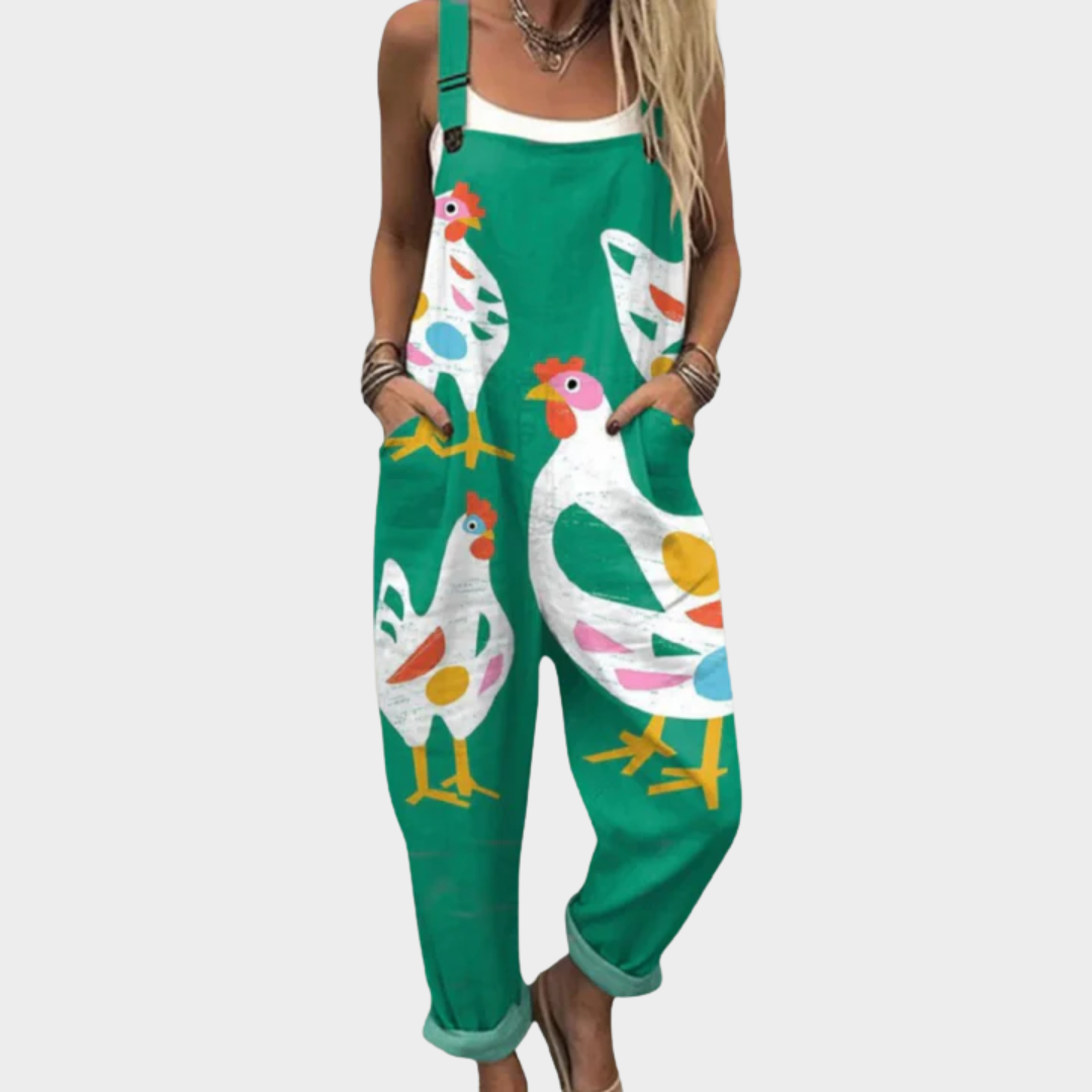JADE | Elegant Printed Jumpsuit
