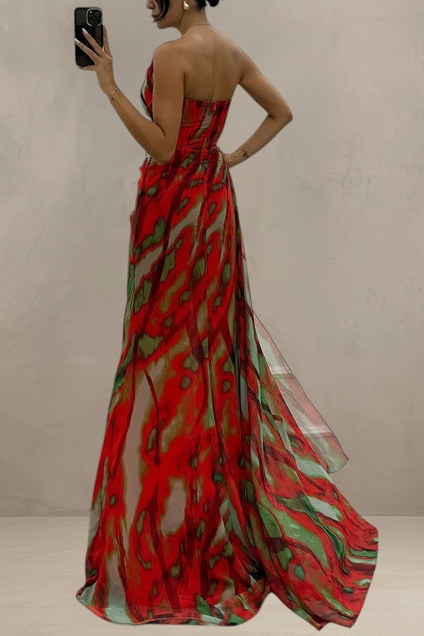 MIA | VIBRANT DRAPED DRESS