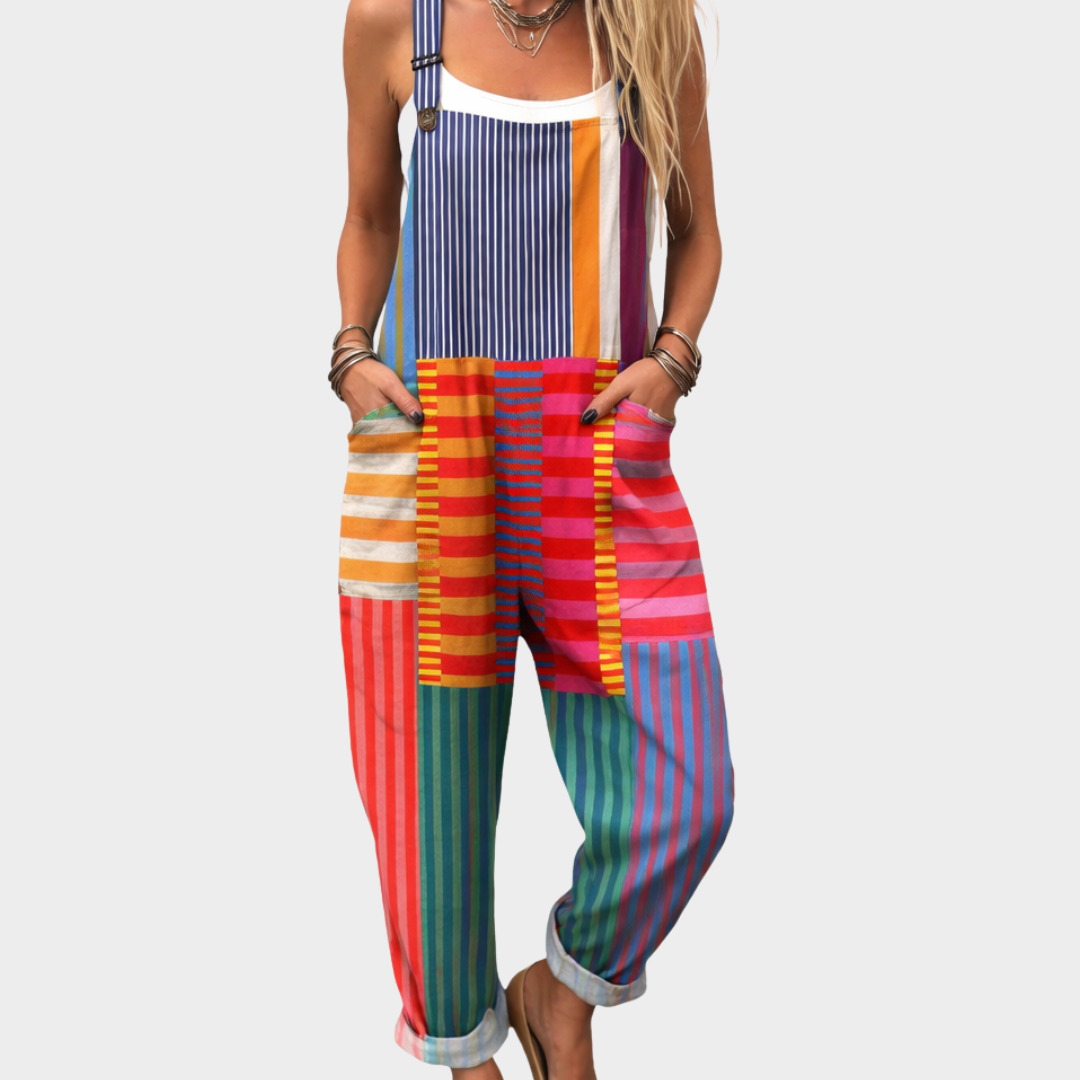 CLAIRE | Elegant Printed Jumpsuit