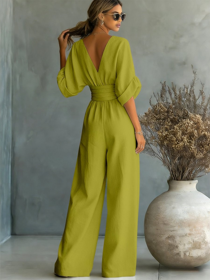 Louise | Effortless V-Neck Jumpsuit