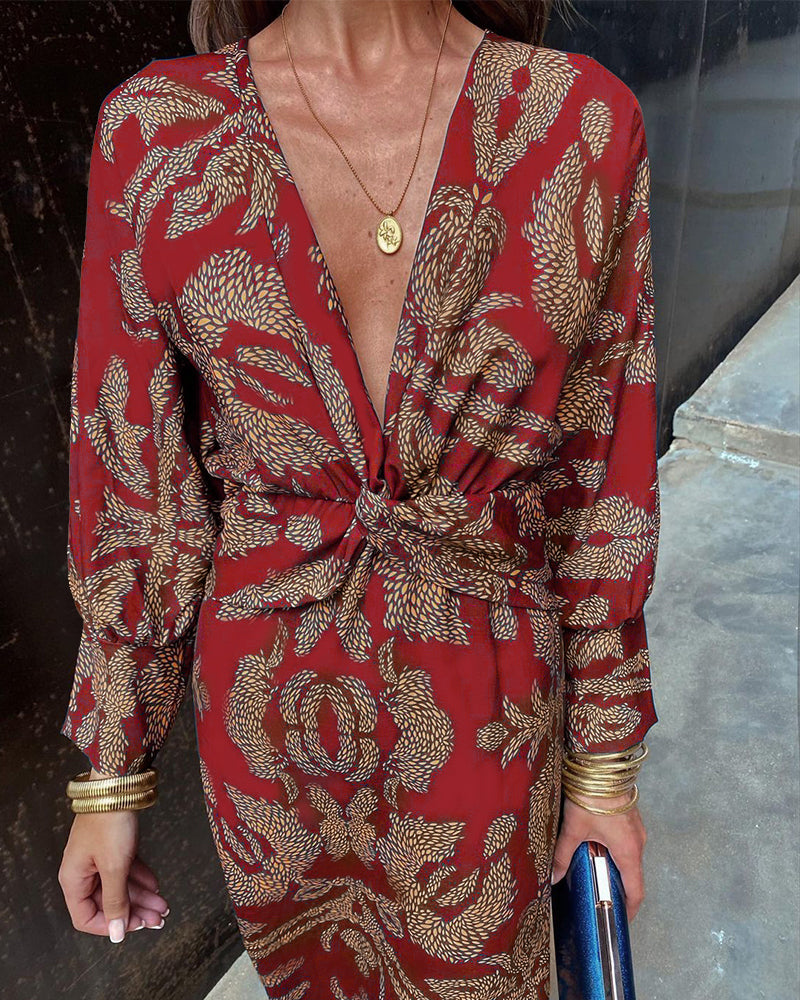 Anita | Elegant Long-Sleeve Maxi Dress