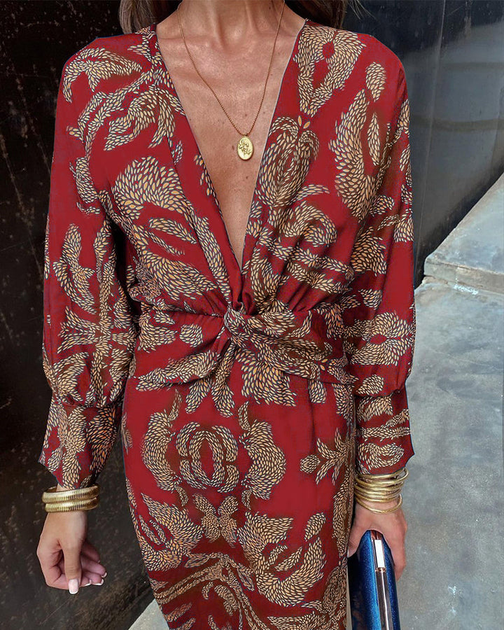 Anita | Elegant Long-Sleeve Maxi Dress