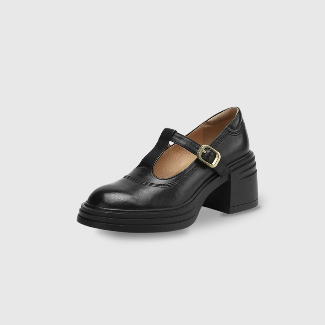 Elvana Chunky Pumps