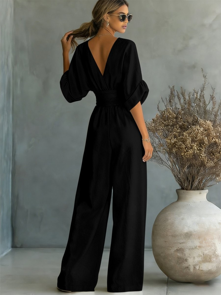 Louise | Effortless V-Neck Jumpsuit