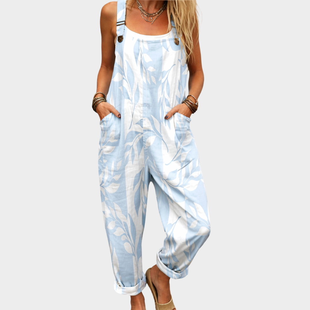 CAROL | Elegant Printed Jumpsuit