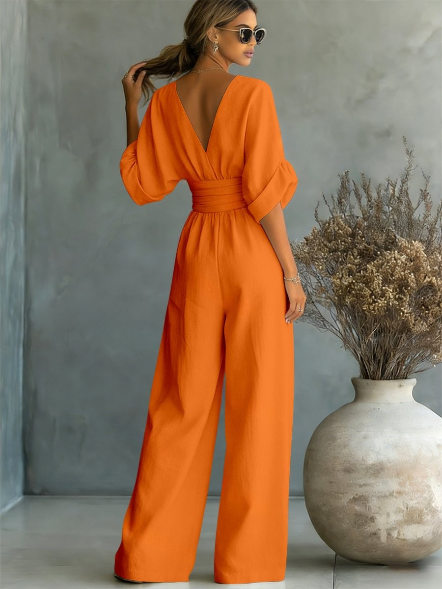 Louise | Effortless V-Neck Jumpsuit