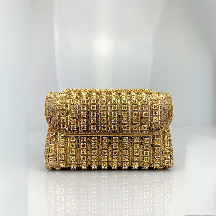 NOVI - Chic Chain Colored Diamond Shoulder Bag