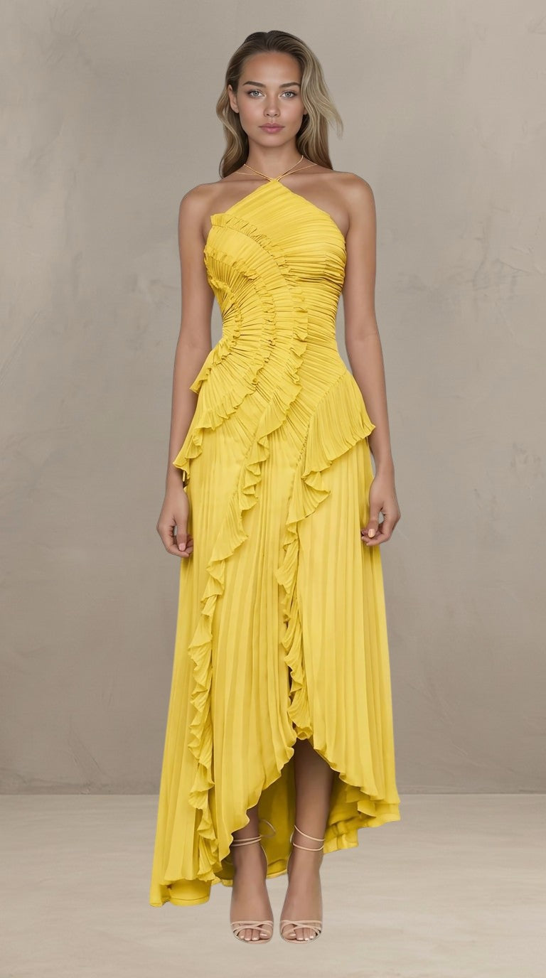 ISADORA | ASYMMETRIC ELEGANT MAXI DRESS