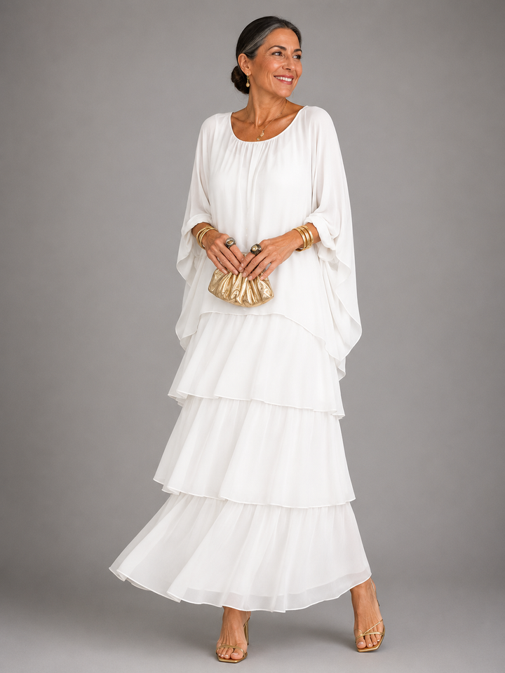 Sarah| Elegant Flowing Maxi Dress