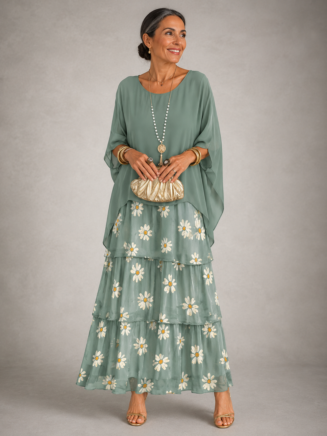 Sarah| Elegant Flowing Maxi Dress
