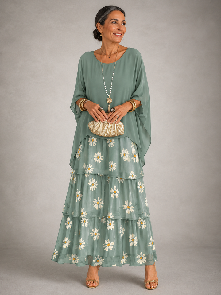 Sarah| Elegant Flowing Maxi Dress