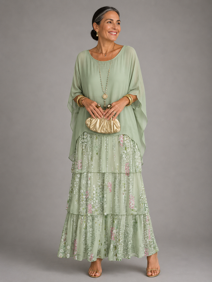 Sarah| Elegant Flowing Maxi Dress