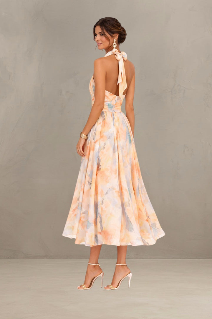 ESTHER | HALTER NECK SUMMER DRESS