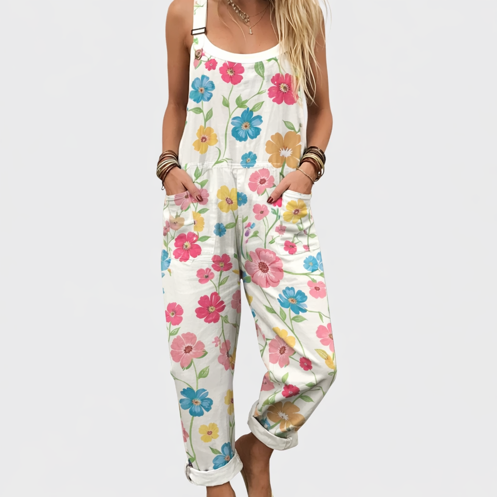 JESSICA | Elegant Printed Jumpsuit
