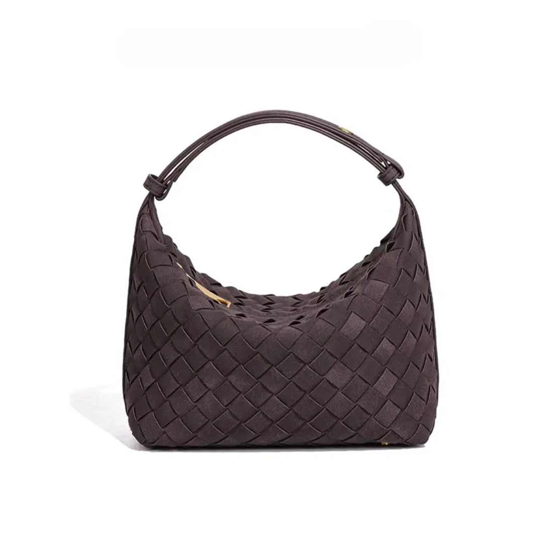 LISA – Matte Woven Structured Handbag