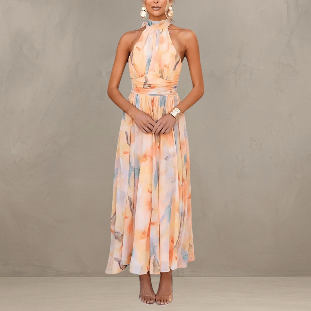 ESTHER | HALTER NECK SUMMER DRESS