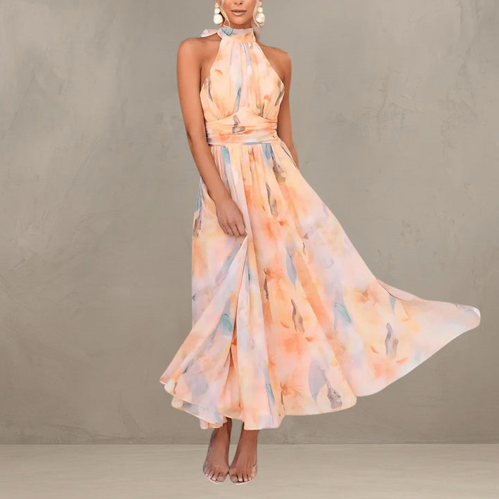 ESTHER | HALTER NECK SUMMER DRESS