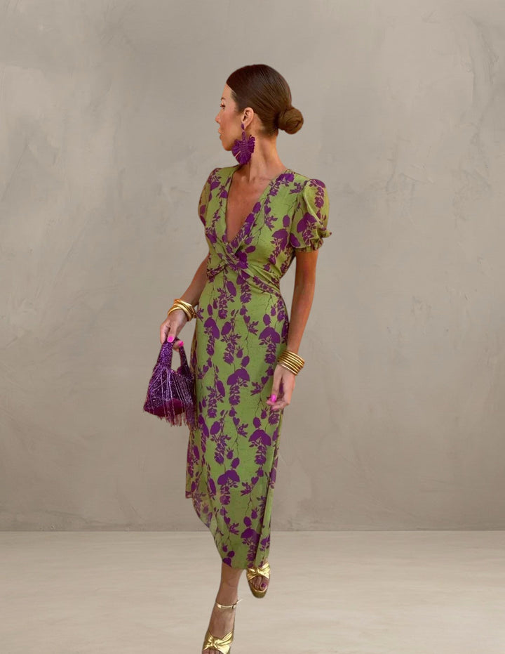 JANEY | COLOURFUL SUMMER PRINT DRESS