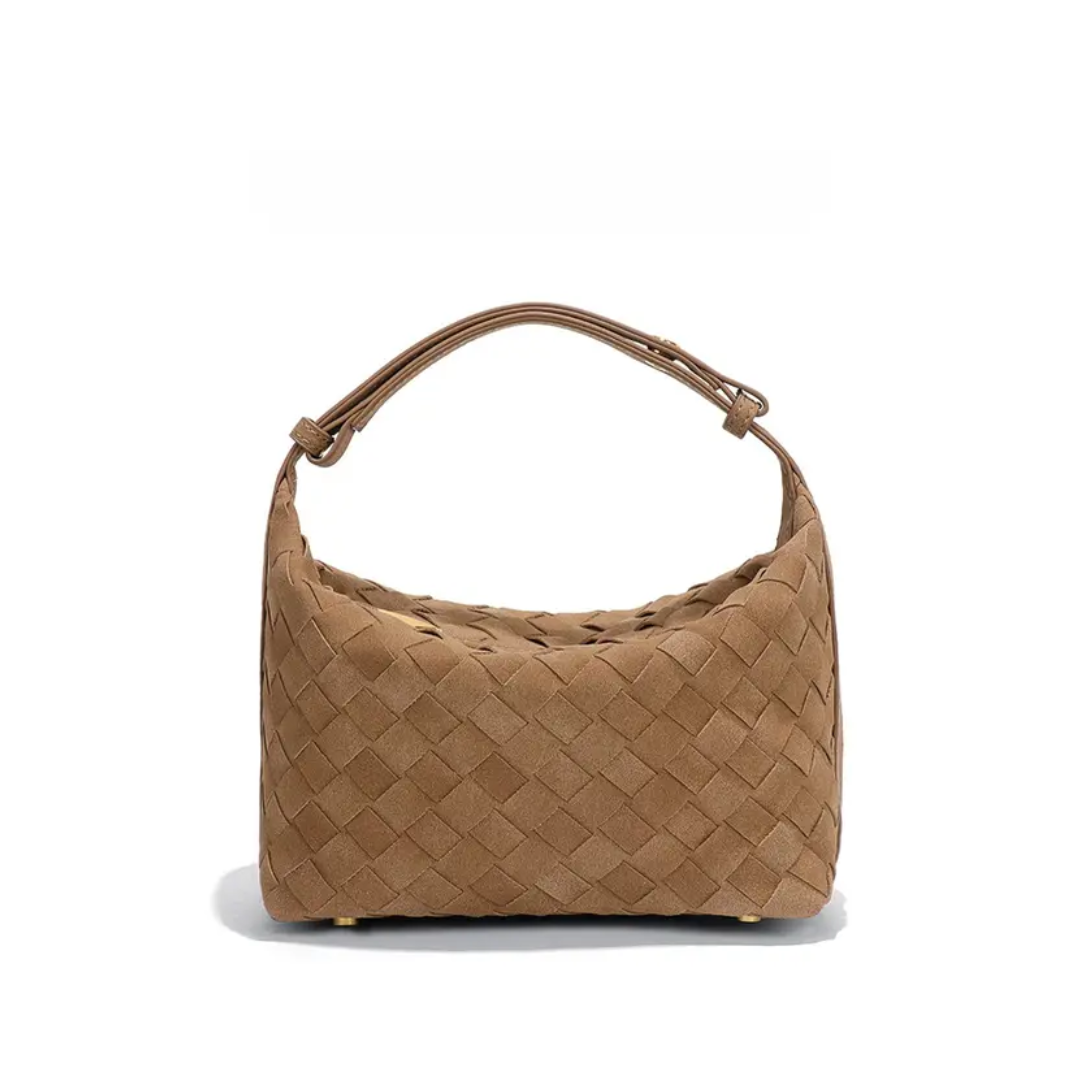 LISA – Matte Woven Structured Handbag