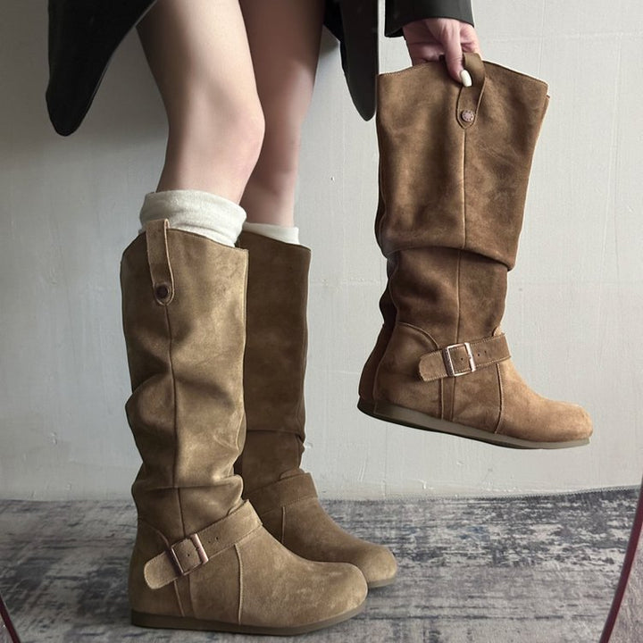 Mya - Flat Sole Orthopedic Boots