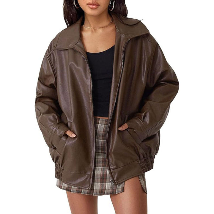 BRIONY™ - Stylish Oversized Motorcycle Jacket