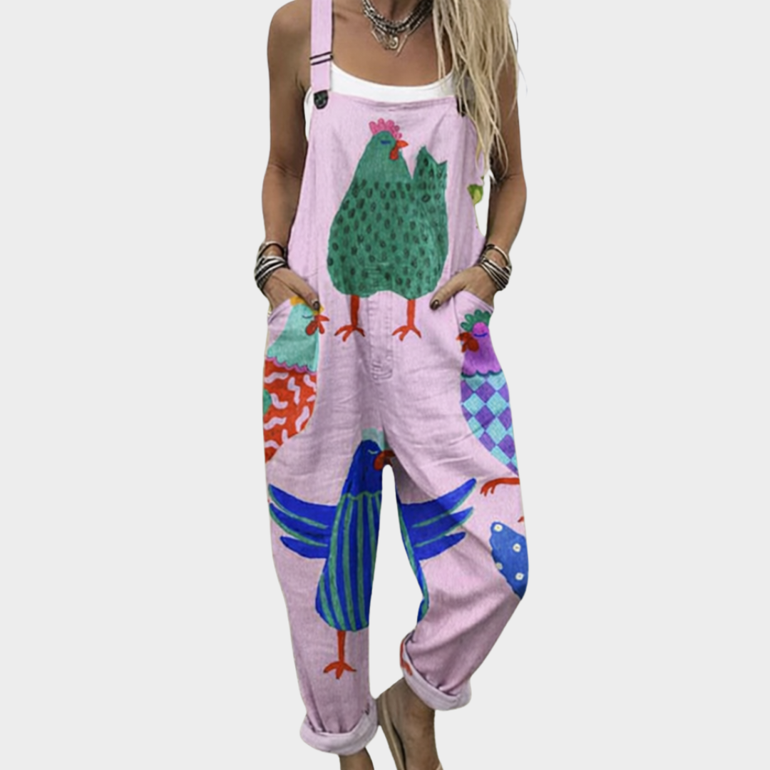 ZOE | Elegant Printed Jumpsuit