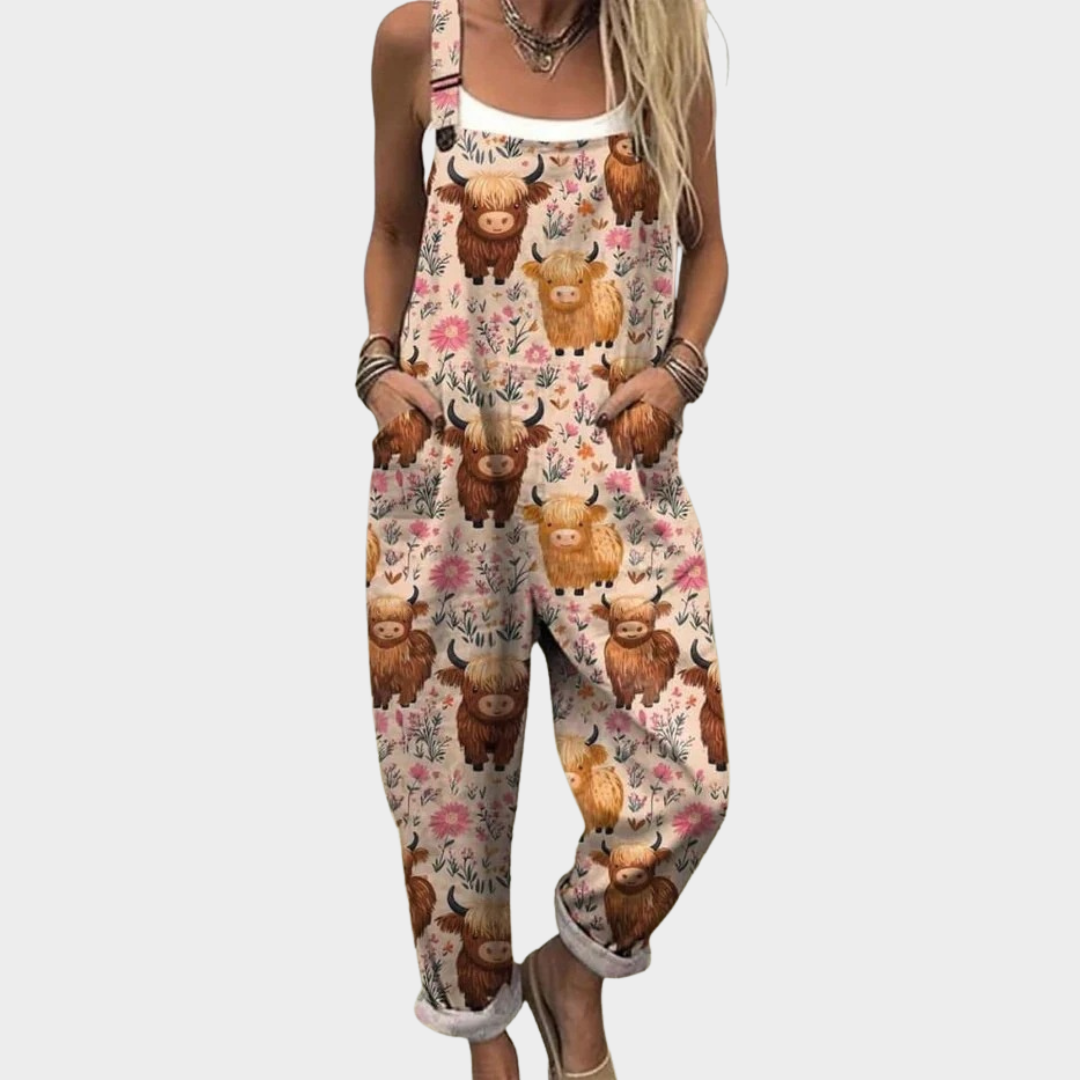 KATE | Elegant Printed Jumpsuit