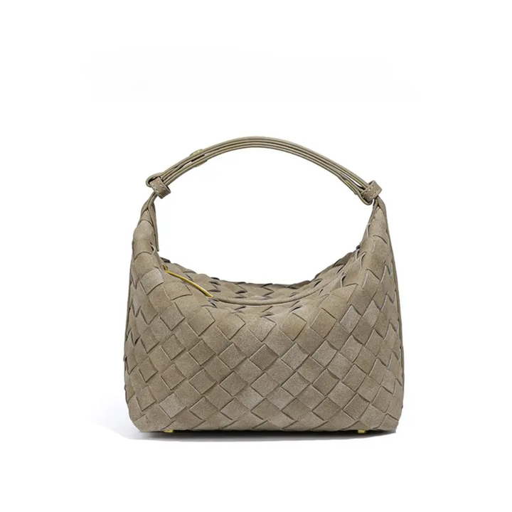 LISA – Matte Woven Structured Handbag