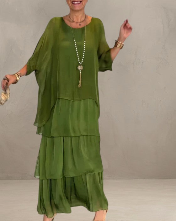 LUNARA | FLOWING ELEGANT MAXI DRESS
