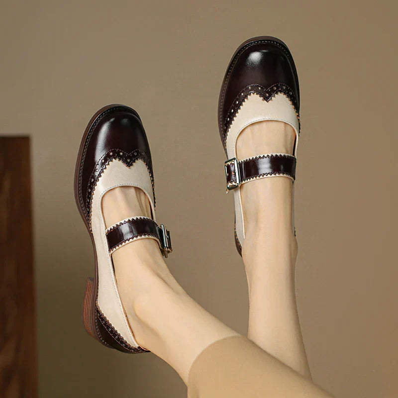 Sarah&Kate™| Miana Leather Mary Janes