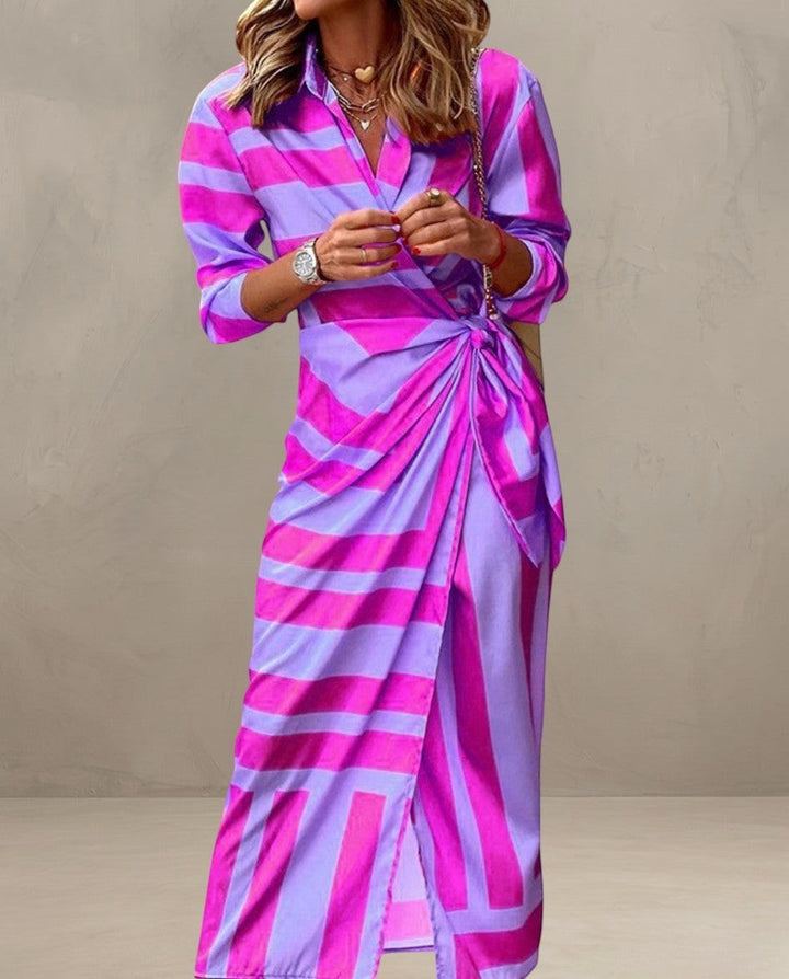 SINDERELLA | PRINTED WRAP DRESS
