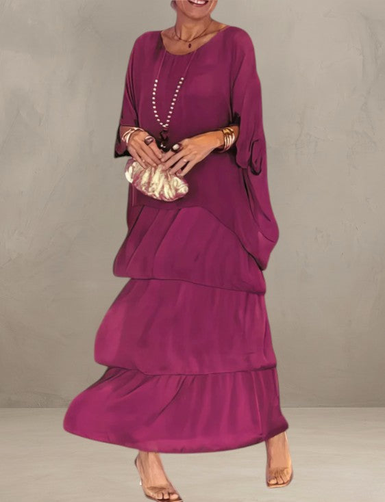 LUNARA | FLOWING ELEGANT MAXI DRESS