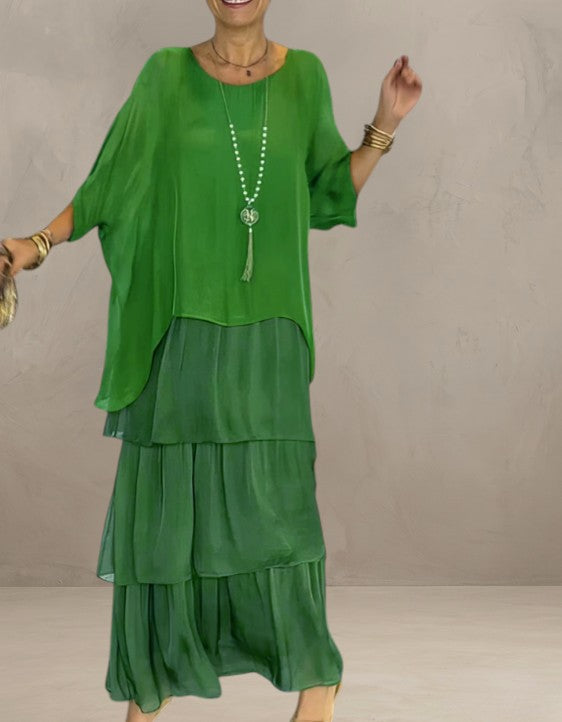 LUNARA | FLOWING ELEGANT MAXI DRESS